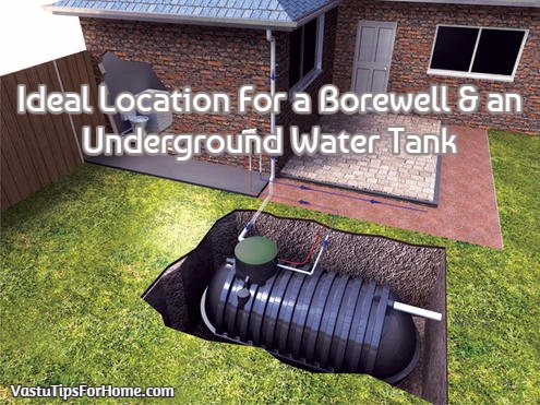Ideal Location For a Borewell & an Underground Water Tank As Per Vastu Shastra